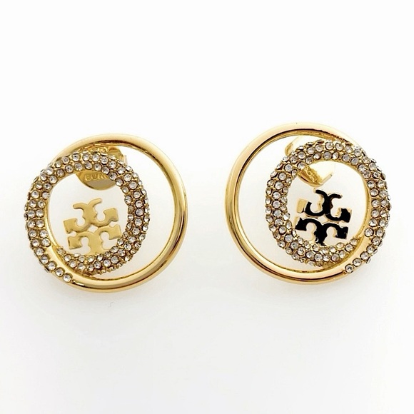 Tory Burch Miller Ring Stud Earrings. NWOT - Picture 4 of 6